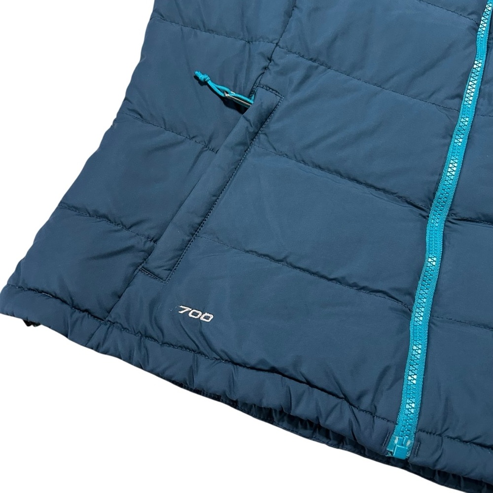 The North Face Teal Nuptse 700 women’s puffer vest size Large - Picture 2 of 11